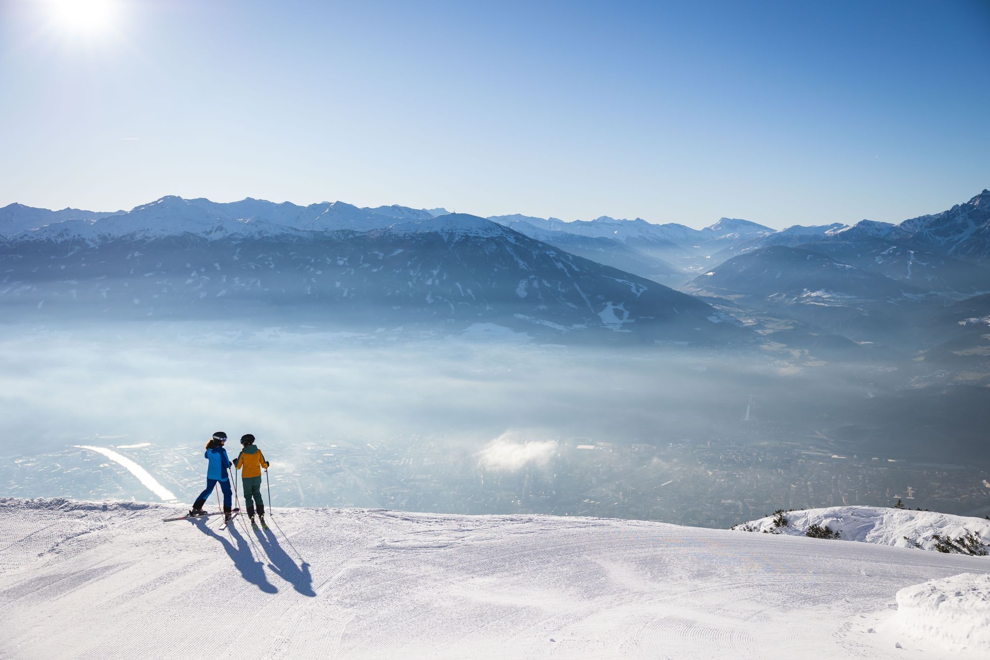 Freeriding und Skifahren Nordkette (c) Innsbruck Tourismus-Eye5 Jonas Schwarzwälder