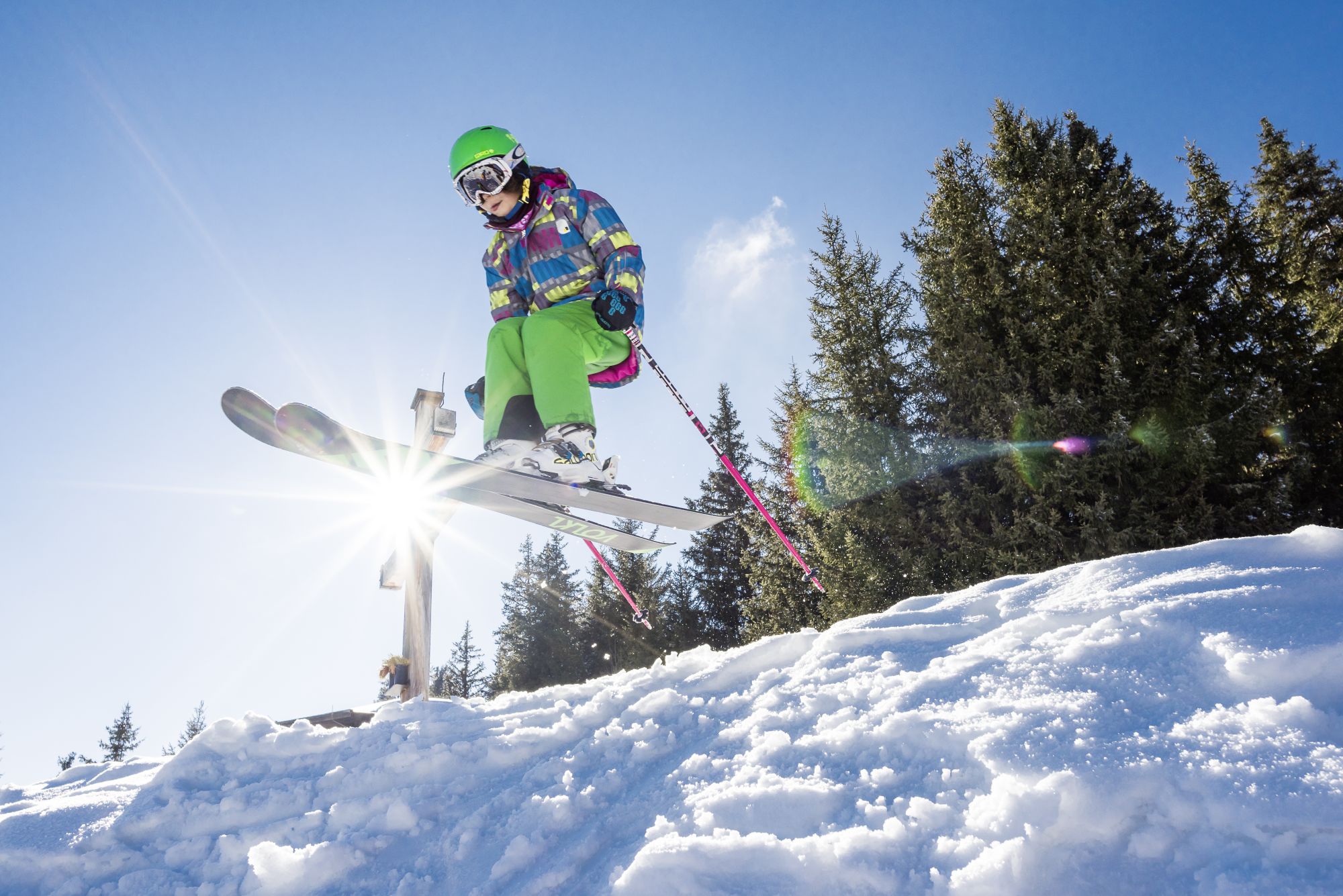 Skifahren am Rangger Köpfl (c) Innsbruck Tourismus - Klaus Polzer